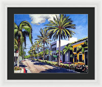 Rodeo Drive - Beverly Hills, California - Framed Print