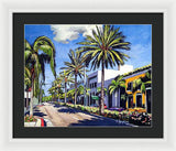 Rodeo Drive - Beverly Hills, California - Framed Print