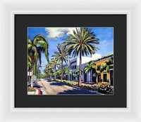 Rodeo Drive - Beverly Hills, California - Framed Print