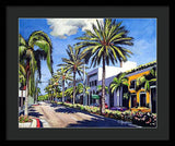 Rodeo Drive - Beverly Hills, California - Framed Print