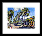 Rodeo Drive - Beverly Hills, California - Framed Print