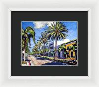 Rodeo Drive - Beverly Hills, California - Framed Print