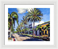 Rodeo Drive - Beverly Hills, California - Framed Print
