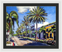Rodeo Drive - Beverly Hills, California - Framed Print