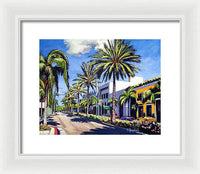 Rodeo Drive - Beverly Hills, California - Framed Print