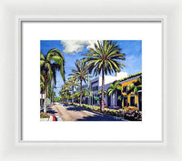 Rodeo Drive - Beverly Hills, California - Framed Print