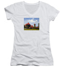 Saint Clements Castle Portland Connecticut - Women's V-Neck