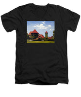 Saint Clements Castle Portland Connecticut - Men's V-Neck T-Shirt