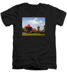 Saint Clements Castle Portland Connecticut - Men's V-Neck T-Shirt