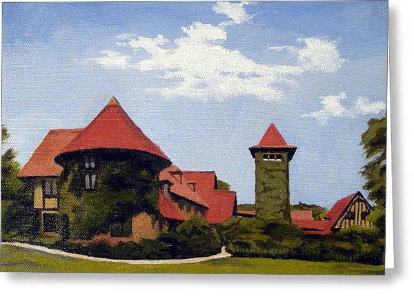 Saint Clements Castle Portland Connecticut - Greeting Card