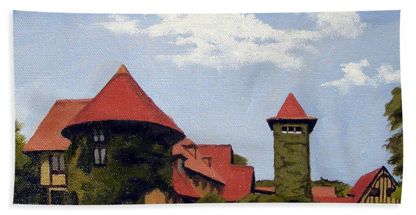 Saint Clements Castle Portland Connecticut - Beach Towel