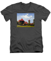 Saint Clements Castle Portland Connecticut - Men's V-Neck T-Shirt