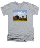 Saint Clements Castle Portland Connecticut - Men's V-Neck T-Shirt