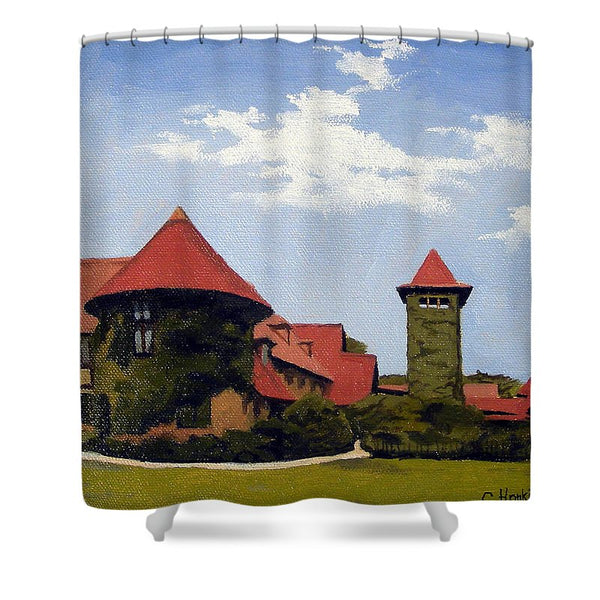 Saint Clements Castle Portland Connecticut - Shower Curtain