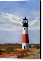 Sankaty Head Lighthouse Nantucket Massachusetts - Canvas Print