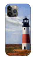 Sankaty Head Lighthouse Nantucket Massachusetts - Phone Case
