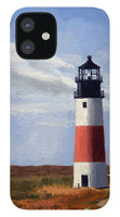 Sankaty Head Lighthouse Nantucket Massachusetts - Phone Case