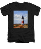 Sankaty Head Lighthouse Nantucket Massachusetts - Men's V-Neck T-Shirt
