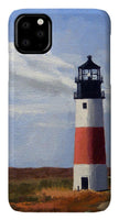 Sankaty Head Lighthouse Nantucket Massachusetts - Phone Case