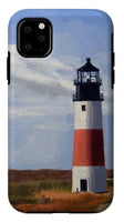 Sankaty Head Lighthouse Nantucket Massachusetts - Phone Case