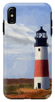 Sankaty Head Lighthouse Nantucket Massachusetts - Phone Case