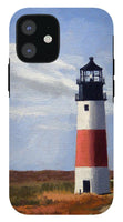 Sankaty Head Lighthouse Nantucket Massachusetts - Phone Case