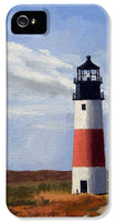 Sankaty Head Lighthouse Nantucket Massachusetts - Phone Case