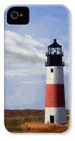 Sankaty Head Lighthouse Nantucket Massachusetts - Phone Case