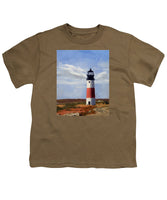Sankaty Head Lighthouse Nantucket Massachusetts - Youth T-Shirt