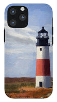 Sankaty Head Lighthouse Nantucket Massachusetts - Phone Case
