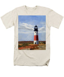 Sankaty Head Lighthouse Nantucket Massachusettse - Men's T-Shirt  (Regular Fit)