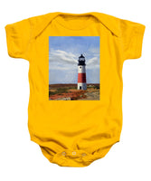 Sankaty Head Lighthouse Nantucket Massachusettse - Baby Onesie