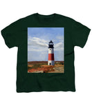 Sankaty Head Lighthouse Nantucket Massachusettse - Youth T-Shirt