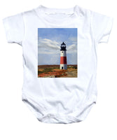 Sankaty Head Lighthouse Nantucket Massachusettse - Baby Onesie