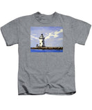 Saybrook Breakwater Lighthouse Old Saybrook Connecticut - Kids T-Shirt