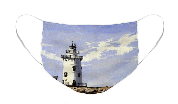 Saybrook Breakwater Lighthouse Old Saybrook Connecticut - Face Mask