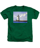 Saybrook Breakwater Lighthouse Old Saybrook Connecticut - Kids T-Shirt