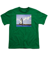 Saybrook Breakwater Lighthouse Old Saybrook Connecticut - Youth T-Shirt
