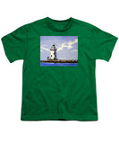 Saybrook Breakwater Lighthouse Old Saybrook Connecticut - Youth T-Shirt