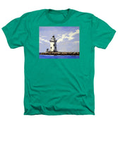 Saybrook Breakwater Lighthouse Old Saybrook Connecticut - Heathers T-Shirt