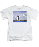 Saybrook Breakwater Lighthouse Old Saybrook Connecticut - Kids T-Shirt