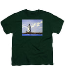 Saybrook Breakwater Lighthouse Old Saybrook Connecticut - Youth T-Shirt