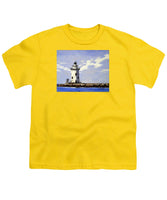 Saybrook Breakwater Lighthouse Old Saybrook Connecticut - Youth T-Shirt