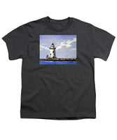 Saybrook Breakwater Lighthouse Old Saybrook Connecticut - Youth T-Shirt