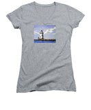 Saybrook Breakwater Lighthouse Old Saybrook Connecticut - Women's V-Neck