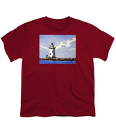 Saybrook Breakwater Lighthouse Old Saybrook Connecticut - Youth T-Shirt