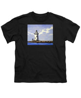 Saybrook Breakwater Lighthouse Old Saybrook Connecticut - Youth T-Shirt
