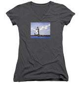 Saybrook Breakwater Lighthouse Old Saybrook Connecticut - Women's V-Neck