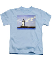 Saybrook Breakwater Lighthouse Old Saybrook Connecticut - Kids T-Shirt