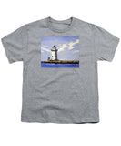 Saybrook Breakwater Lighthouse Old Saybrook Connecticut - Youth T-Shirt